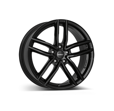 Llanta DEZENT TR black 18 X 7,50 Negro Brillo