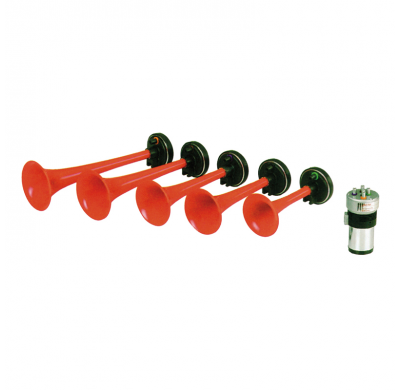 Juego Bocinas 5 Trompetas (Dixie Land) 12v. Fisa