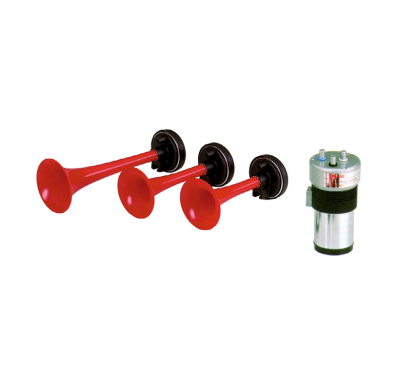 Juego Bocinas 3 trompetas plástico Motorway (Tour de France) Fisa