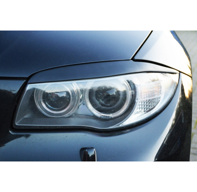 Pestañas Faros Delantero Abs  Bmw 1er E82//88 Año : 2007-2013  Coupe + Cabrio Solo Solo Valido Para Vehiculos Con Paquete M O M-