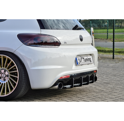 Difusor De Paragolpes Trasero  Abs   Vw Scirocco R, Typ 13  Año : 2009-2014   Difusor De Paragolpes Trasero Material Abs  Ingo N