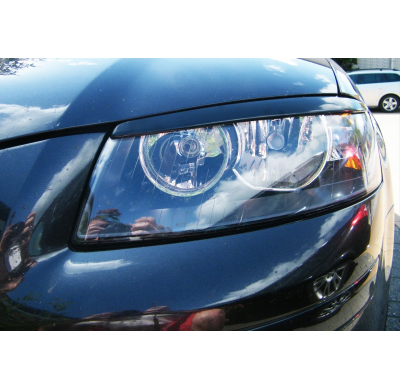 Pestañas Faro Delantero  Abs  Audi A3 8p  Año : 2003-2008  Para Todos Los Modelos De Parrilla Pestañas Faro Delantero Material A