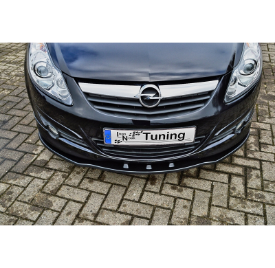 Labio De Paragolpes Delantero  Abs  Opel Corsa D, Gsi + Sport +  Opc -Line 1 Paket  Año : 2007-2010  Valido Para Gsi + Sport + O
