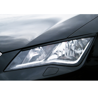 Pestañas Faro Delantero  Abs  Seat Leon 3,  5f Año : 2012-2016  Valido Para Typ Cupra Y Cupra R. Pestañas Faro Delantero Materia