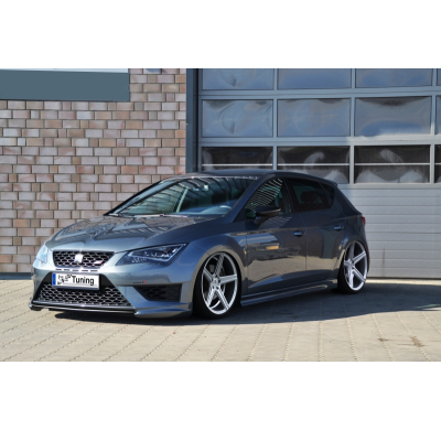 Spoiler Delantero Sportive Abs, 3 Piezas.  Seat Leon 3,  5f Año : 2013-  Valido Para Typ St Spoiler Delantero Sportive Abs, 3 Pi