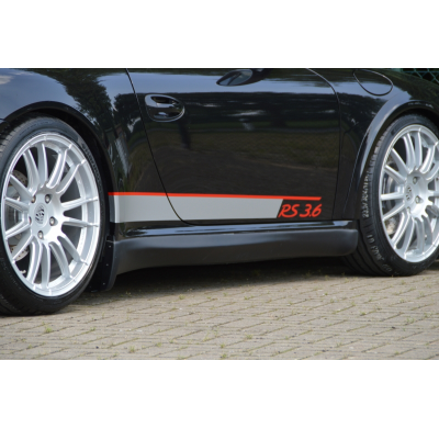 Juego De Taloneras De Plástico Abs, Porsche 911,  997 Facelift Año : 2008-2011  Coupe + Cabrio Juego De Taloneras De Plástico Ab