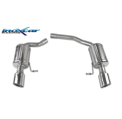 Escape trasero deportivo 1X100 X-RACE Salida Izq. + Dcha. AUDI A5 QUATTRO 2.7 TDI (190cv) Coupè/Cabrio 2007-2011 PENDIENTE d