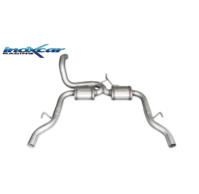 Escape trasero doble 1X54 Salida Izq. + Dcha. PEUGEOT 308 1.6 GTI (270cv) 2015-- Ø 63,5 CON Homologacion Europea Inoxcar