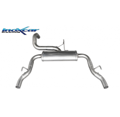 Escape trasero deportivo 1X54 Salida Izq. + Dcha. PEUGEOT 308 1.6 GTI (270cv) 2015-- Ø 63,5 CON Homologacion Europea Inoxcar