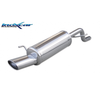 Escape trasero deportivo 1X120X80 FIAT GRANDE PUNTO (Type 199) 1.4 (77CV) / 1.4 16V (95CV) 2005-- Ø 45 CON Homologacion Euro