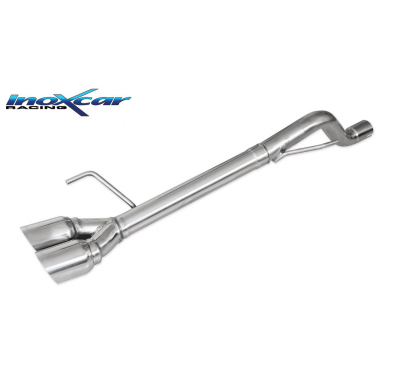 Escape trasero sin silenciador 2X80 RACING ALFA ROMEO MITO 1.4 TB (170CV) 2009-- Ø 55 Quadrifoglio Verde SIN homologacion Inoxca