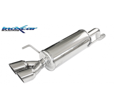 Escape trasero deportivo 2X80 RACING ALFA ROMEO MITO 1.4i (78cv) 2013-- Ø 42 CON Homologacion Europea Inoxcar