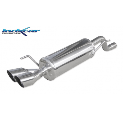 Escape trasero deportivo 2X80 RACING ALFA ROMEO MITO 1.4 TB (120CV) 2009-- Ø 50 CON Homologacion Europea Inoxcar