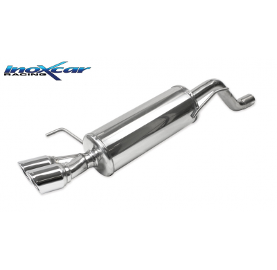 Escape trasero deportivo 2X80 X-RACE ALFA ROMEO MITO 1.4 TB (155CV) 2008-- Ø 55 CON Homologacion Europea Inoxcar