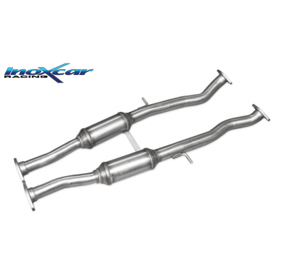 Tubo central con silenciador NISSAN 370 Z NISMO Coupè/Cabiro 3.7 V6 (344cv) 2014-- SIN homologacion Inoxcar