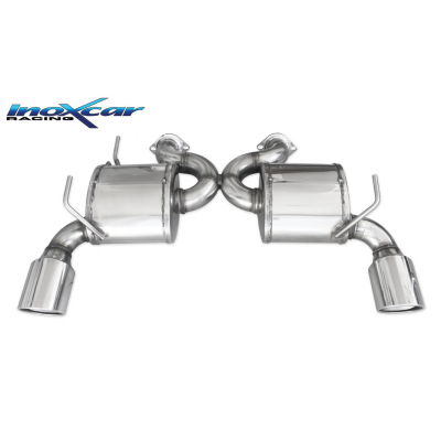 Escape trasero deportivo 1X110 X-RACE Salida Izq. + Dcha. NISSAN 370 Z NISMO Coupè/Cabiro 3.7 V6 (344cv) 2014-- PENDIENTE de