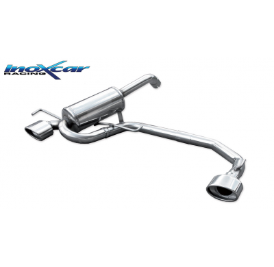 Silenciador trasero deportivo  duplex 1X120X80 ALFA ROMEO 147 1.9 JTD (115CV-140CV) 2002-2004 Ø 54 CON Homologacion Europea Inox