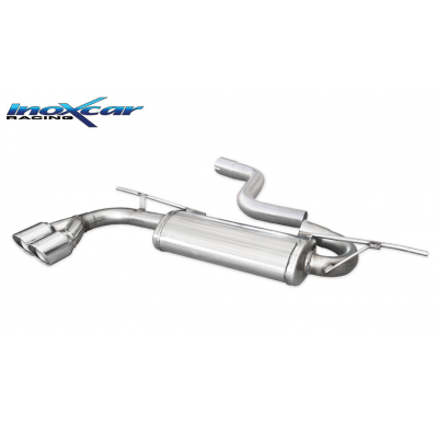 Escape trasero deportivo 2X80 X-RACE AUDI A3 (Type 8V) SPORTBACK 1.8 TFSI (180cv) 2WD 2013-- CON Homologacion Europea Inoxca