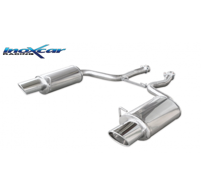 Escape trasero deportivo 1X150X105 OBLIQUO Salida Izq. + Dcha. AUDI A4 3° serie RS4 4.2 V8 (420CV) 2006-- SIN homologacion I