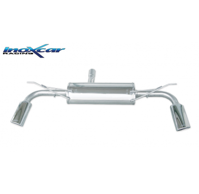 Escape trasero deportivo 1X120X80 OBLIQUO Salida Izq. + Dcha. AUDI Q7 3.0 TDI V6 (233CV) 2006-- CON Homologacion Europea Ino