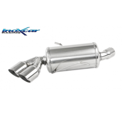 Escape trasero deportivo 2X80 RACING BMW E87 serie 1 116i - 118i 2004-- CON Homologacion Europea Inoxcar