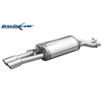 Escape trasero deportivo 2X70 RACING BMW E30 M3 --1992 SIN homologacion Inoxcar