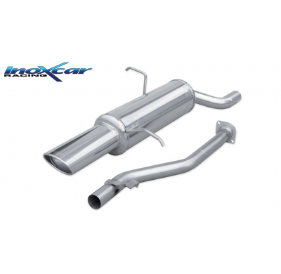 Escape trasero deportivo 1X120X80 BMW E36 318 Ti Compact (140CV) 1994-2001 CON Homologacion Europea Inoxcar