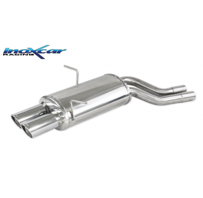 Escape trasero deportivo 2X80 X-RACE BMW E46 330i-Ci-Xi (230CV) 2000-- CON Homologacion Europea Inoxcar