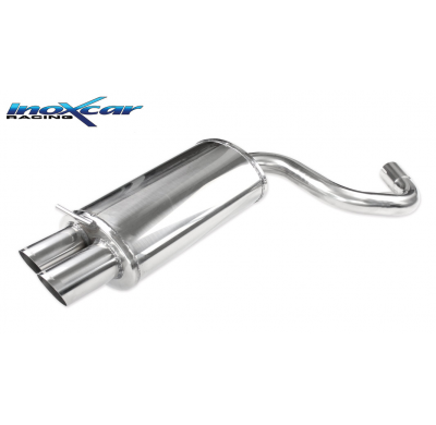 Escape trasero deportivo 2X76 RACING BMW E90 serie 3 320D (163CV) 2005-- Ø 54 CON Homologacion Europea Inoxcar