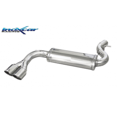 Escape trasero deportivo 2X80 RACING BMW X3 XDRIVE 2.0D (184CV) 2011--  Ø 65 SIN homologacion Inoxcar