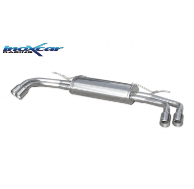 Escape trasero deportivo 2X80 Salida Izq. + Dcha. BMW X5 (Type E70) 3.0D (235CV) 2007-- CON Homologacion Europea Inoxcar