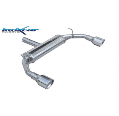 Escape trasero 1X90 X-RACE Salida Der. + Izq. BMW X6 (Type E71) 3.0D (235cv) 2007-2010 Inoxcar SIN HOMOLOGACION