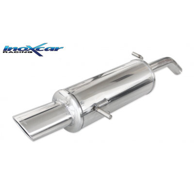 Escape trasero deportivo 1X120X80 CITROEN C2 1.4 / 1.4 VTR (75CV) 2003-- Ø 42 CON Homologacion Europea Inoxcar