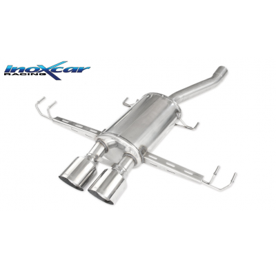 Escape trasero deportivo CEN 2X114 RACING HONDA CIVIC Type-R 2.0i (320cv) 2016-- Ø 70 PENDIENTE de Homologacion Europea Inox