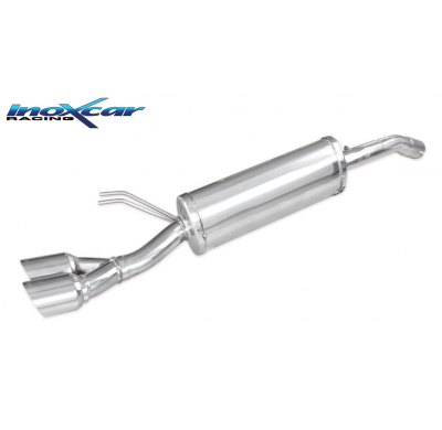 Escape trasero deportivo 2X80 RACING FIAT BRAVO / A (Type 182) 1.4 T-JET SPORT (150CV) 2007-- Ø 54 CON Homologacion Europea