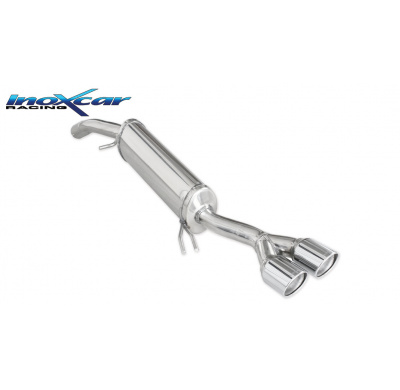 Escape trasero deportivo 2X80 X-RACE FIAT BRAVO / A (Type 182) 1.4 T-JET SPORT (150CV) 2007-- Ø 54 CON Homologacion Europea