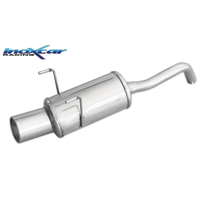 Escape trasero deportivo 1X102 FIAT 500 1.2 (69CV) 2007-- Ø 40 CON Homologacion Europea Inoxcar