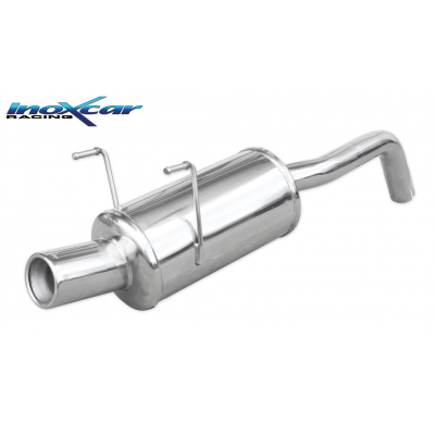 Escape trasero deportivo 1X80 FIAT 500 1.2 (69CV) 2007-- Ø 40 CON Homologacion Europea Inoxcar