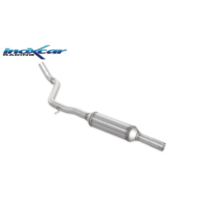 Tubo central con silenciador FIAT PANDA 1.4 16V 100HP (100CV) 2006-- Ø 48 SIN homologacion Inoxcar