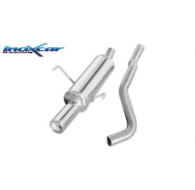 Escape trasero deportivo 1X80 FIAT PUNTO (Type 188) 1.9 JTD (86CV) 1999-2003 Ø 50 CON Homologacion Europea Inoxcar
