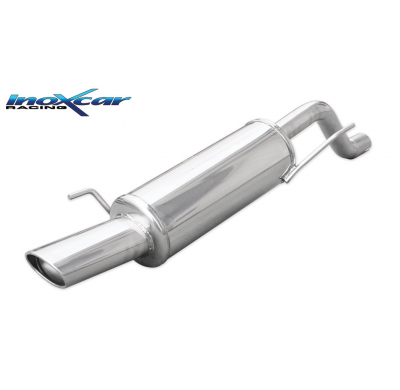 Escape trasero deportivo 1X120X80 FIAT PUNTO EVO 1.4 (77cv) 2009- diam. 42 CON homologacion Inoxcar