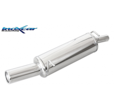 Escape trasero deportivo 1X80 FORD FIESTA 5° serie (02) 1.2 16V (75CV) 2002-- Ø 42 CON Homologacion Europea Inoxcar