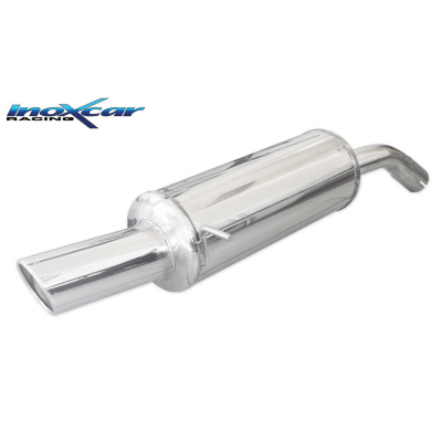 Escape trasero deportivo 1X90 X-RACE FORD FIESTA 5° serie (02) 2.0 16V ST (150CV) 2005-- Ø 54 CON Homologacion Europea Inox