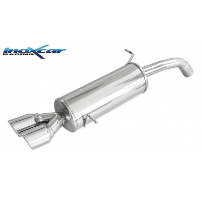 Escape trasero deportivo 2X80 X-RACE FORD FIESTA 7° serie (13) 1.6 ST (182CV) 2013-- Ø 54 CON Homologacion Europea Inoxcar