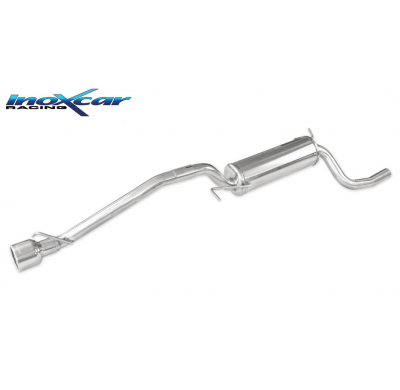 Escape trasero deportivo 1X102 FORD FOCUS 1° serie 2.0 16V (130CV) 1999-2004 Ø 50 CON Homologacion Europea Inoxcar