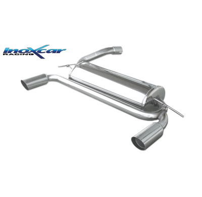 Escape trasero deportivo 1X80 RACING Salida Izq. + Dcha. FORD FOCUS 2° serie 2.5T 20V ST (225CV) 2006-- Ø 60 CON Homologacio