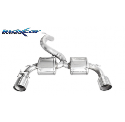 Escape trasero deportivo 1X114 RACING Salida Izq. + Dcha. (montaje con motores eléctricos originales) FORD FOCUS 3° serie (t