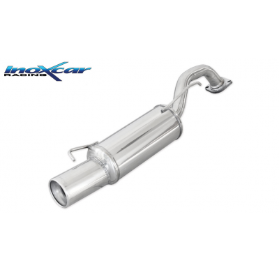 Escape trasero deportivo 1X102 HYUNDAI COUPÉ TIBURON 1.6 16V (105CV) / 2.0 16V (138CV) --2004 CON Homologacion Europea Inoxc