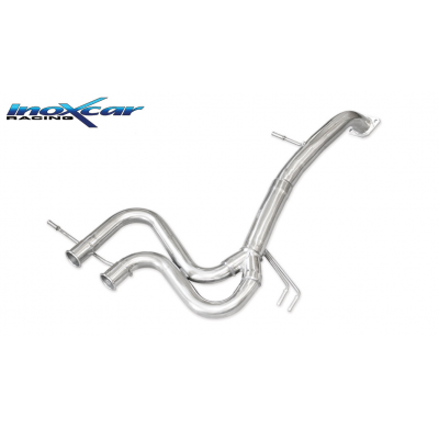 Escape trasero sin silenciador 2XCEN HYUNDAI VELOSTER 1.6 TGDI (186cv) 2011-2014 SIN homologacion Inoxcar