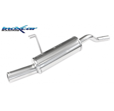 Escape trasero deportivo 1X80 LANCIA YPSILON 1.3 MJET (90CV) 09/2006-- CON Homologacion Europea Inoxcar